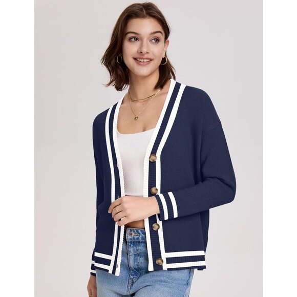 Women's Soft Knit Cardigan Sweater Large Open Front Long Sleeve Casual - Picture 4 of 6